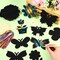 80 Pcs Spring Scratch Cards Rainbow Flower Butterfly Scratch Paper for Kids Rainbow Flower Crafts with Bamboo Stylus and Ribbon